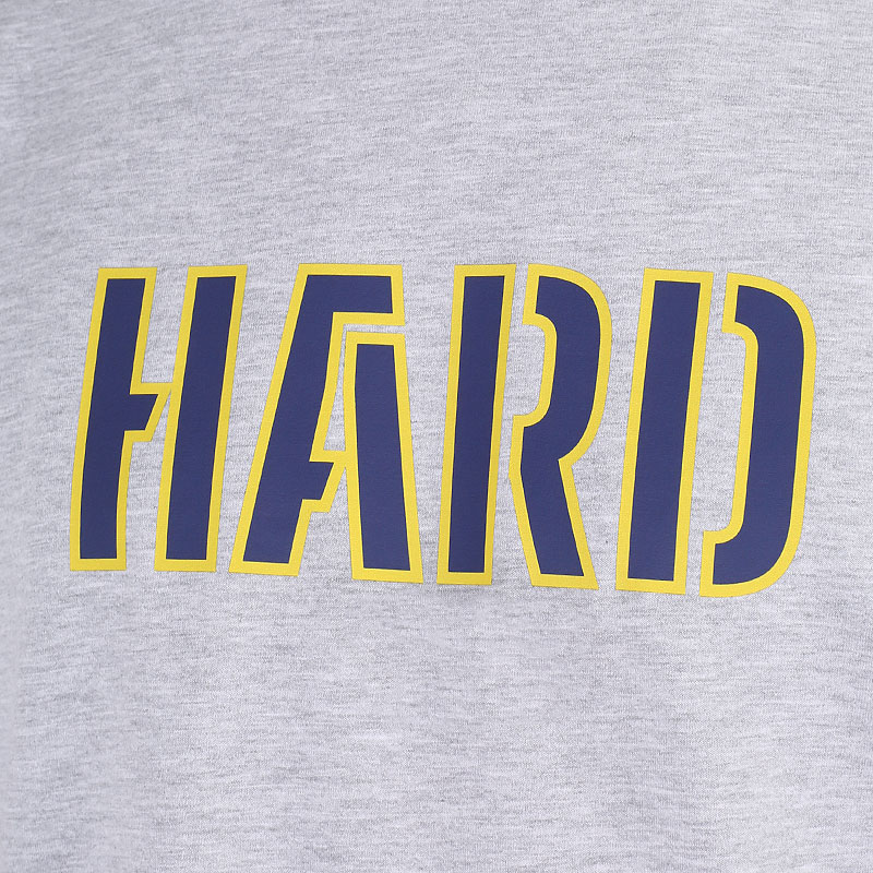 мужская серая футболка Hard Tee Hard-tee-grey/navy - цена, описание, фото 2